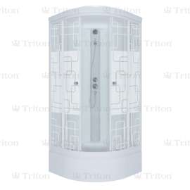 Душевая кабина Triton Стандарт В3 100х100 стекло квадраты